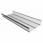 Корзина стационарная черного цвета 85x903x340 мм
