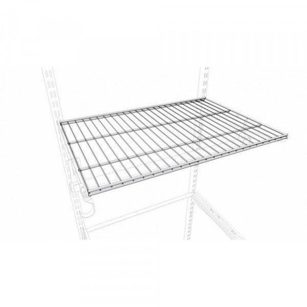 Сетчатая полка черного цвета 1203х306 мм